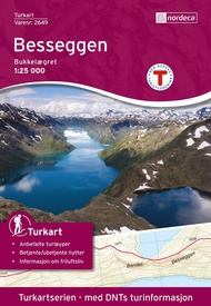 Wandelkaart 2649 Turkart Bessegen | Nordeca