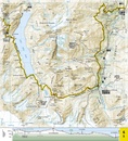 Wandelatlas 4001 Topographic Map Guide Haute Route Chamonix to Zermatt | National Geographic