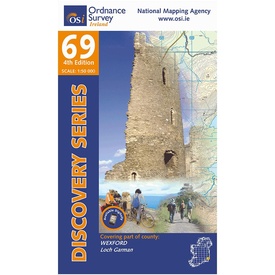 Topografische kaart - Wandelkaart 69 Discovery Wexford | Ordnance Survey Ireland