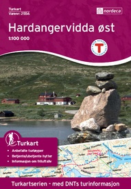 Wandelkaart 2556 Turkart Hardangervidda Øst | Nordeca