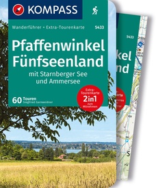 Wandelgids 5433 Wanderführer Pfaffenwinkel, Fünfseenland, Starnberger See, Ammersee | Kompass