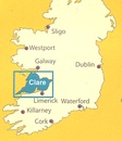 Wegenkaart - landkaart - Fietskaart Clare (Ierland) | Xploreit Maps