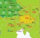 Fietskaart OS3 ADFC Radtourenkarte Steiermark Kärnten - Karinthie Osterriech | BVA BikeMedia