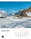 Kalender Hütten unserer Alpen 2025 | Korsch