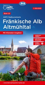 Fietskaart 22 ADFC Radtourenkarte Fränkische Alb - Altmühltal | BVA BikeMedia