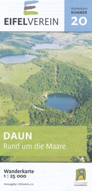 Wandelkaart 20 Daun - Rund um die Maare | Eifelverein