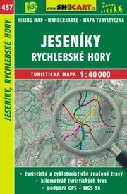 Wandelkaart 457 Jeseníky, Rychlebské hory | Shocart