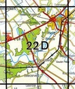 Topografische kaart - Wandelkaart 22D Hardenberg | Kadaster