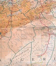 Wegenkaart - landkaart Algeria - Algerije | Gizi Map