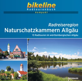 Fietsgids Bikeline Radtourenbuch kompakt Naturschatzkammer Allgäu | Esterbauer