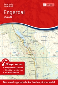 Wandelkaart - Topografische kaart 10067 Norge Serien Engerdal | Nordeca