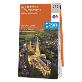 Wandelkaart - Topografische kaart 232 OS Explorer Map Nuneaton, Tamworth | Ordnance Survey