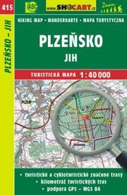 Wandelkaart 415 Plzensko jih | Shocart