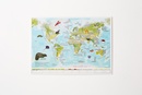 Kinderwereldkaart Scratch the World kids animals, 42 x 60 cm | Maps International