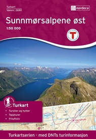 Wandelkaart 2690 Turkart Sunnmørsalpene Øst | Nordeca