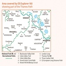 Wandelkaart - Topografische kaart 160 OS Explorer Map Windsor, Weybridge, Bracknell | Thames Path | Ordnance Survey