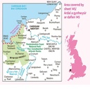 Wandelkaart - Topografische kaart 145 Landranger Cardigan & Mynydd Preseli - Wales | Ordnance Survey