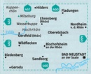 Wandelkaart 462 Die Hochrhön | Kompass