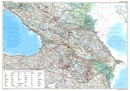 Wegenkaart - landkaart Kaukasus - Caucasus | Gizi Map