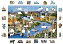 Legpuzzel World landmarks puzzel in hout 500 stuks | Wooden City