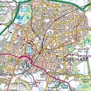 Wandelkaart - Topografische kaart 198 Landranger Brighton & Lewes, Haywards Heath | Ordnance Survey