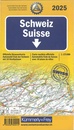 Wegenkaart - landkaart Zwitserland 2025 ACS +10 stadsplannen | Kümmerly & Frey