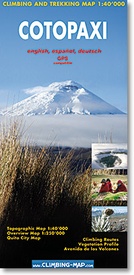 Wandelkaart trekkingmap Cotopaxi - Ecuador | Climbing-map