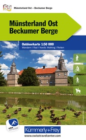 Wandelkaart 59 Outdoorkarte Munsterland Ost - Beckumer Berge | Kümmerly & Frey