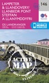 Wandelkaart - Topografische kaart 146 Landranger Active Lampeter / Llandovery | Ordnance Survey