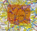 Wegenkaart - landkaart - Fietskaart - Stadsplattegrond Lyon | IGN - Institut Géographique National