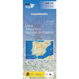 Topografische kaart 448-I Castelldefels | CNIG - Instituto Geográfico Nacional