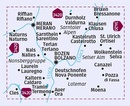 Fietskaart 3421 Meran, Bozen Umgebung | Kompass