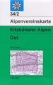 Toerskikaart 34/2S Alpenvereinskarte Kitzbüheler Alpen Ost ski | Alpenverein