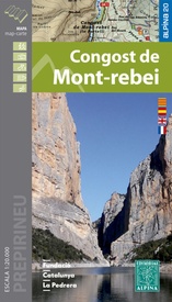 Wandelkaart 33 Congost de Mont-rebei | Editorial Alpina