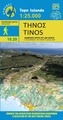 Wandelkaart - Wegenkaart - landkaart 10.30 Tinos | Anavasi