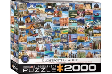 Legpuzzel Globetrotter World - Wereld monumenten | Eurographics