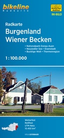 Fietskaart BGLD Bikeline Radkarte Burgenland - Wiener Becken | Esterbauer