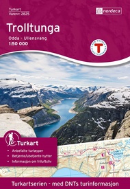 Wandelkaart 2825 Turkart Trolltunga | Nordeca