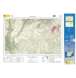 Topografische kaart 950-II Huéscar | CNIG - Instituto Geográfico Nacional1