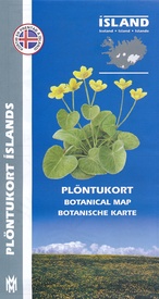 Natuurgids Botanical map Ijsland | Mal og Menning