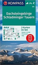 Wandelkaart 293 Dachsteingebirge - Schladminger Tauern | Kompass