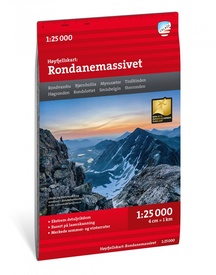 Wandelkaart Hoyfjellskart Rondanemassivet - Rondane | Noorwegen | Calazo