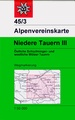 Wandelkaart 45/3 Alpenvereinskarte Niedere Tauern III | Alpenverein