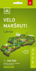 Fietskaart Velo Marsruti Latvija - Fietskaart Letland  | Jana Seta