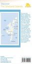 Wegenkaart - landkaart Discover the Shetlands Islands | Footprint maps