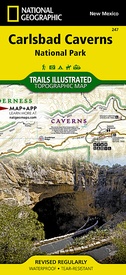 Wandelkaart 247 Topographic Map Guide Carlsbad Caverns NP /NM | National Geographic