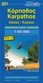 Wegenkaart - landkaart 201 Karpathos - Kassos | Road Editions