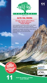 Wandelkaart 11 Alta Val Maira | Fraternali Editore