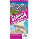 Wandelkaart - Wegenkaart - landkaart Adventure map Georgië - Kaukasus - Caucasus | TerraQuest