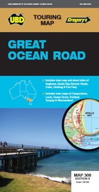 Wegenkaart - landkaart 308 Great Ocean Road | UBD Gregory's